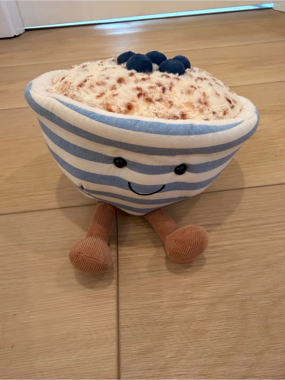 Jellycat Blue & Cream Striped Dessert Plush